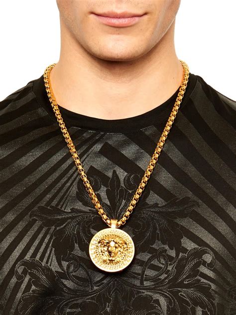 men's versace necklance|versace tops men's sale.